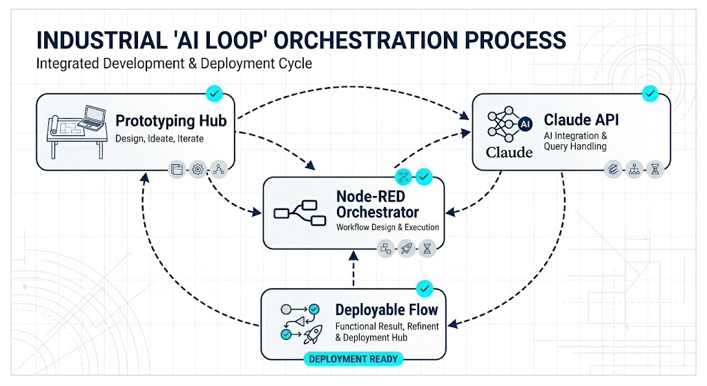 Node-RED and Claude AI Workflow